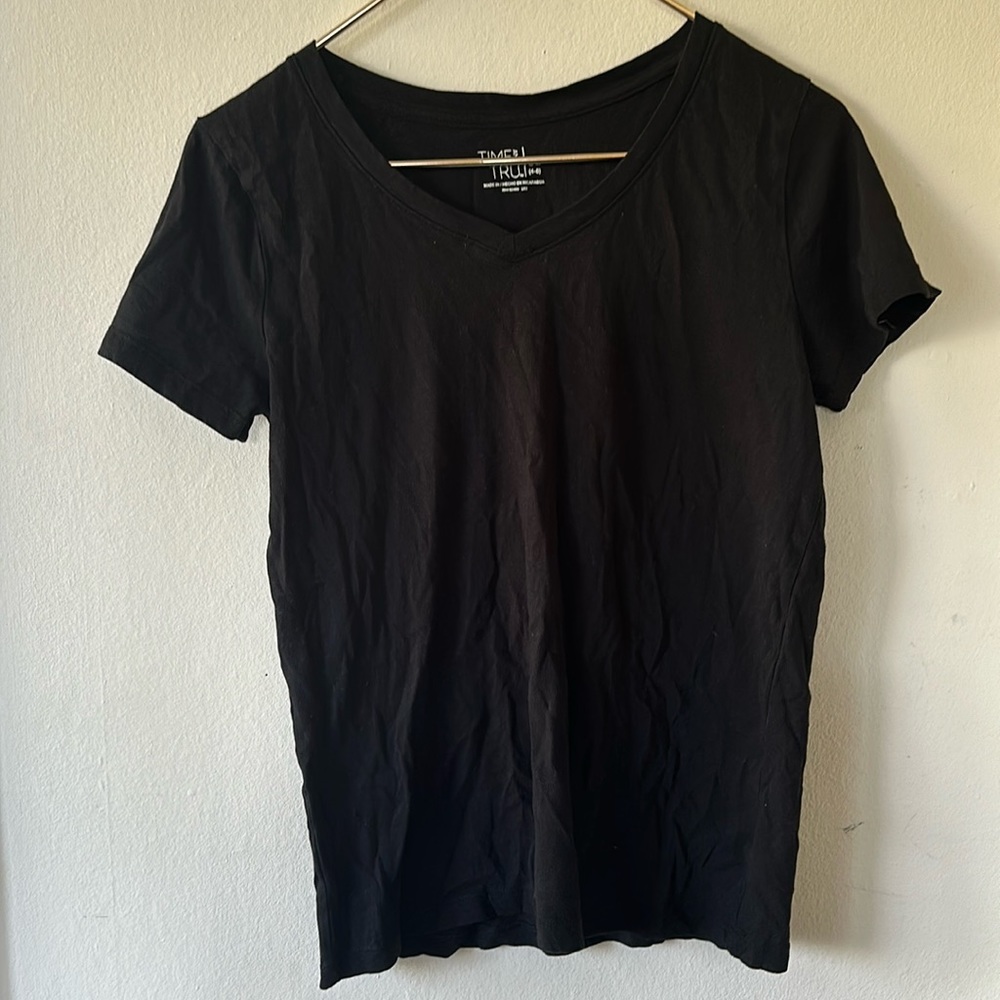 Solid Black Tee